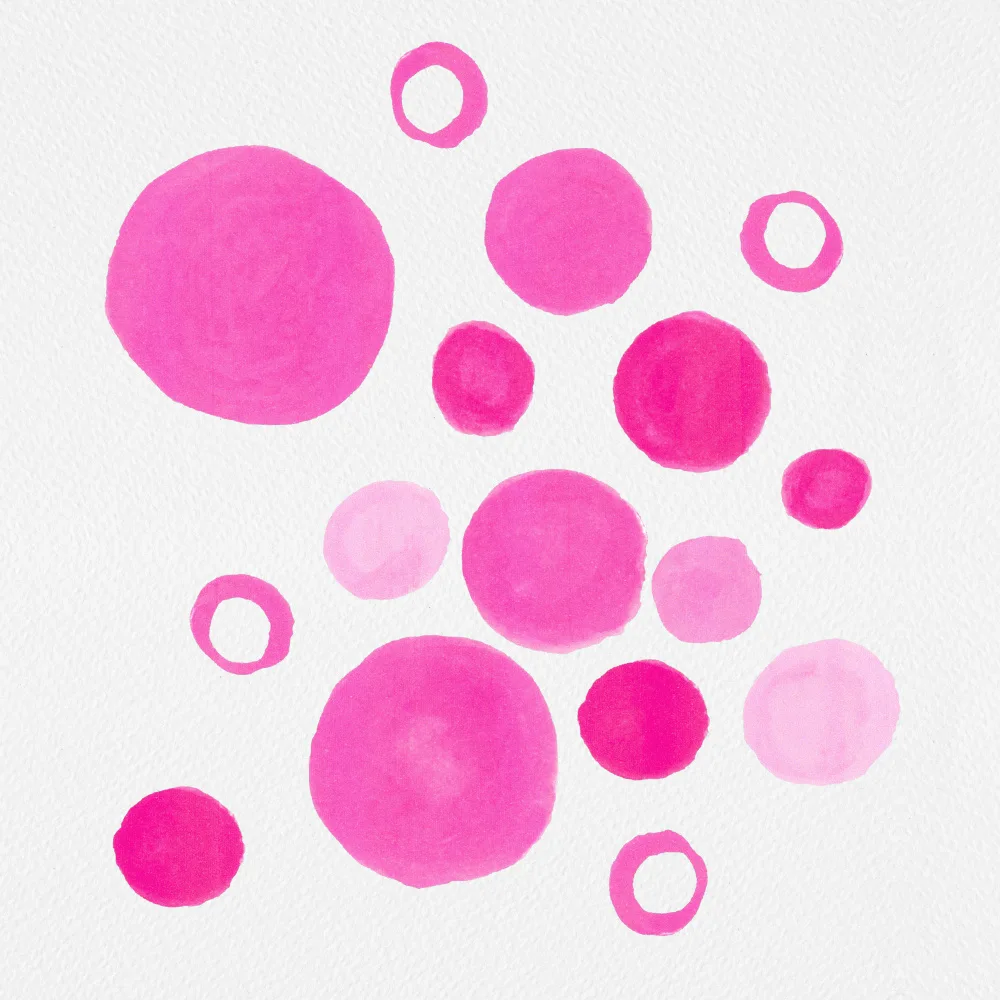 Channell, Michele: Rosa Kreise groß klein