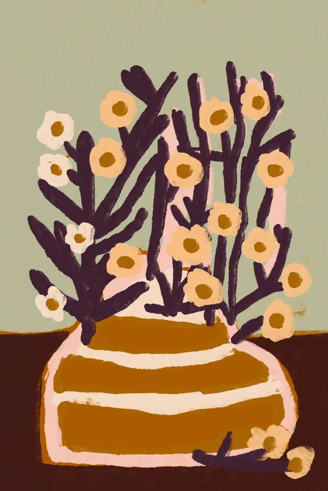 Treechild: Pastel Flower Impression No 6