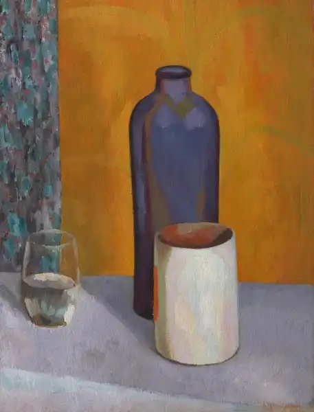 Fry, Roger Eliot: Nature morte avec bouteille bleue