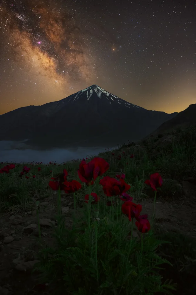 Fallahzadeh, Ali: Via Lattea in cima al Damavand