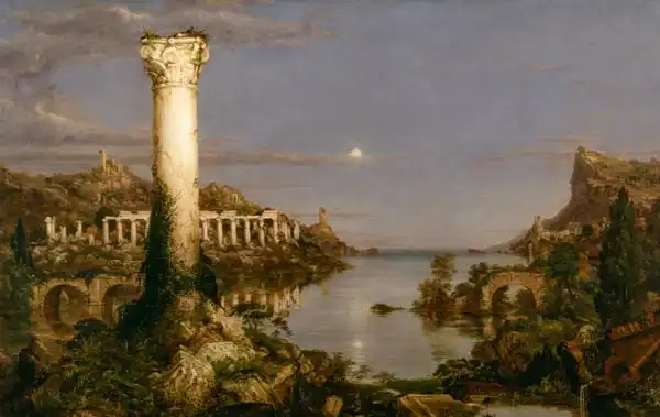 Cole, Thomas: Průběh říše - úpadek