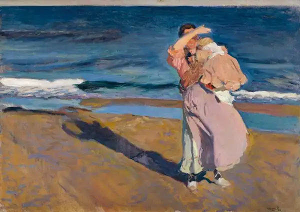 Sorolla y Bastida, Joaquin: Rybářka se svým synem