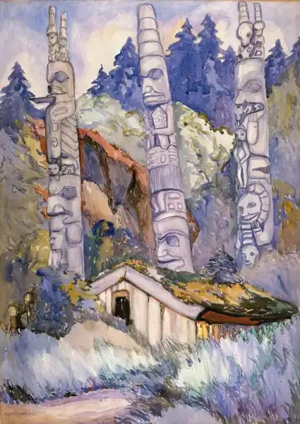 Carr, Emily: Haida Totems, Cha-ATL, Reine Charlotte Island