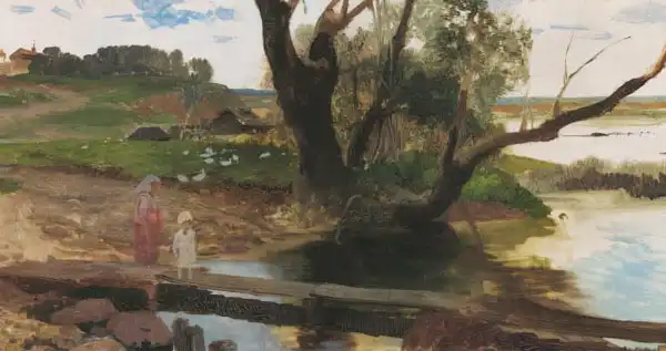 Siemiradzki, Hendrik: Na řece Świsłocz