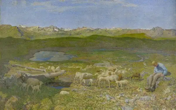 Segantini, Giovanni: Alpine Weide