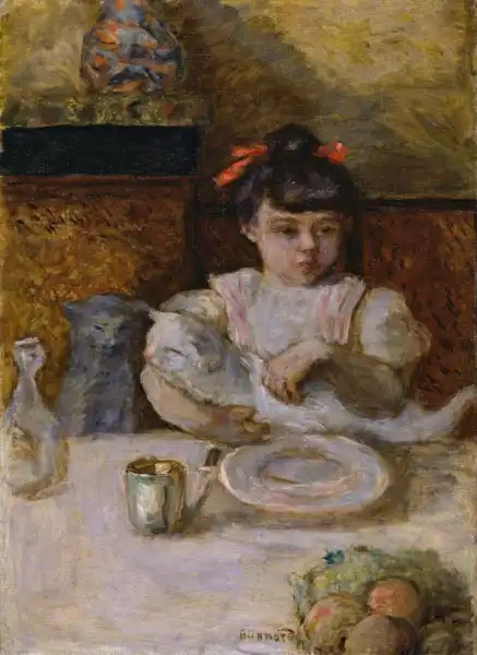Bonnard, Pierre: Enfant et chats