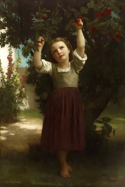 Bouguereau, Adolphe: The Cherry Picker
