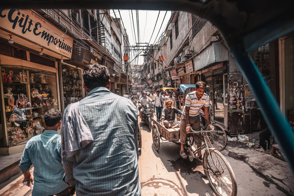 Tagliarino, Marco: Ora di punta nella Vecchia Delhi