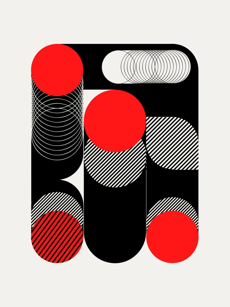 Dean, Little: Geometrical Play With Coil and Stripes