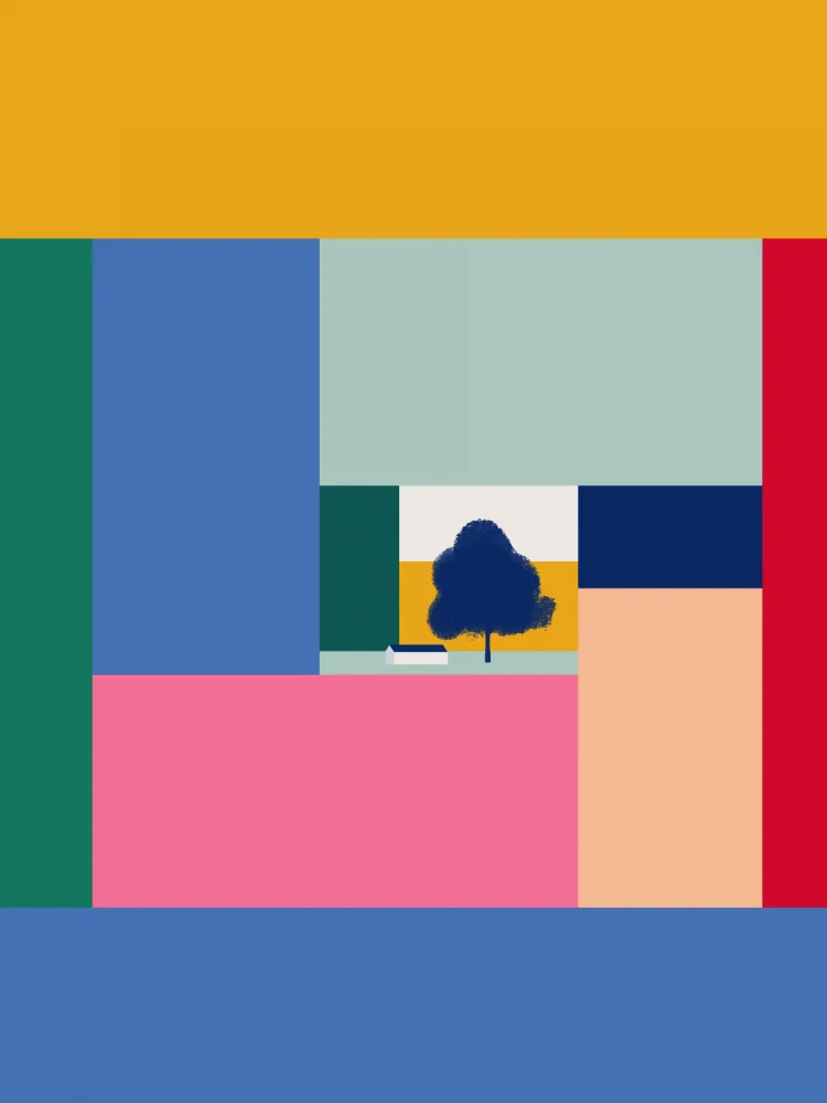Dean, Little: Barn In Color Blocks