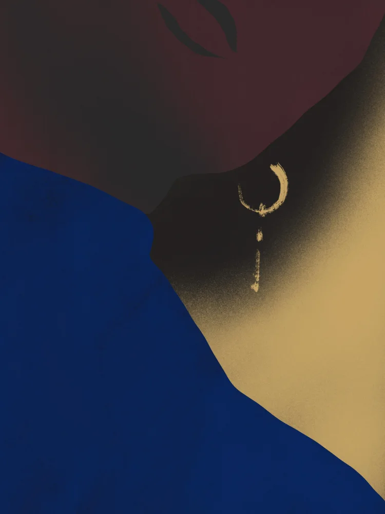 Dean, Little: Portrait en chemisier bleu
