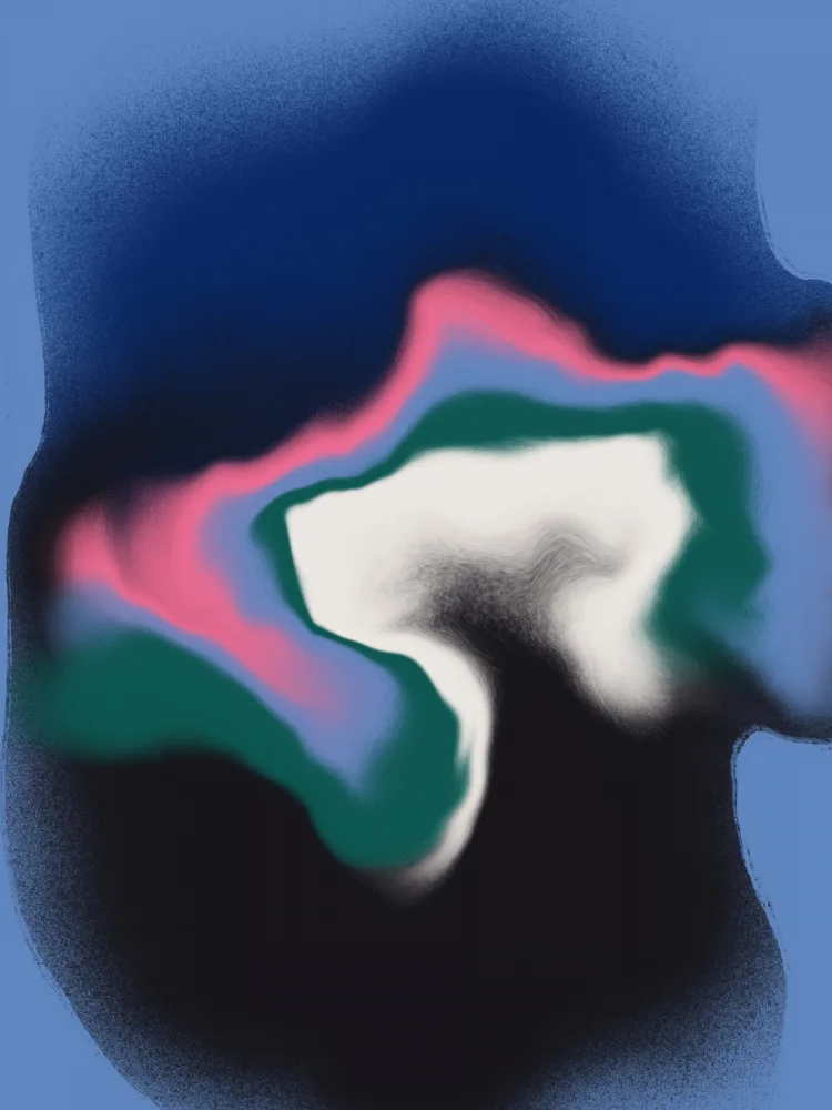 Dean, Little: Liquéfier abstrait rose néon