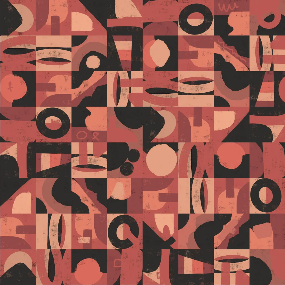 Dean, Little: Mid Century Grid Pattern Nine