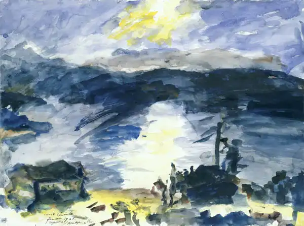 Corinth, Lovis: Paysage autour de Walchensee