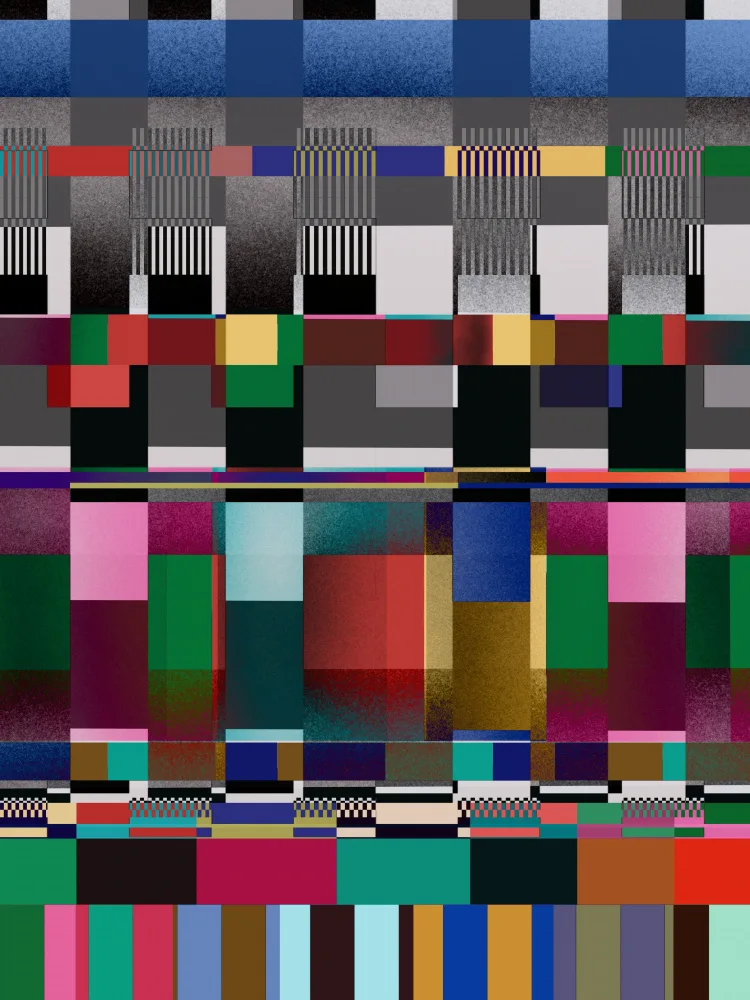 Dean, Little: Glitch oeuvre abstraite 06