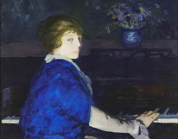 Bellows, Wesley George: Emma at the Piano
