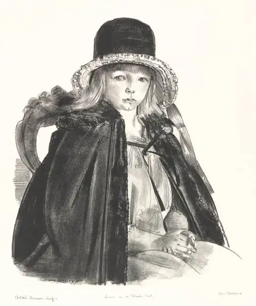 Bellows, Wesley George: Jean in a Black Hat
