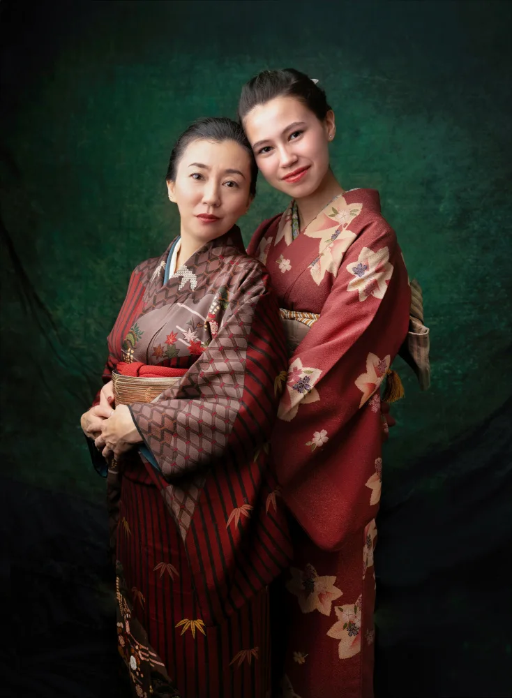Wang, Catherine: Signore in kimono
