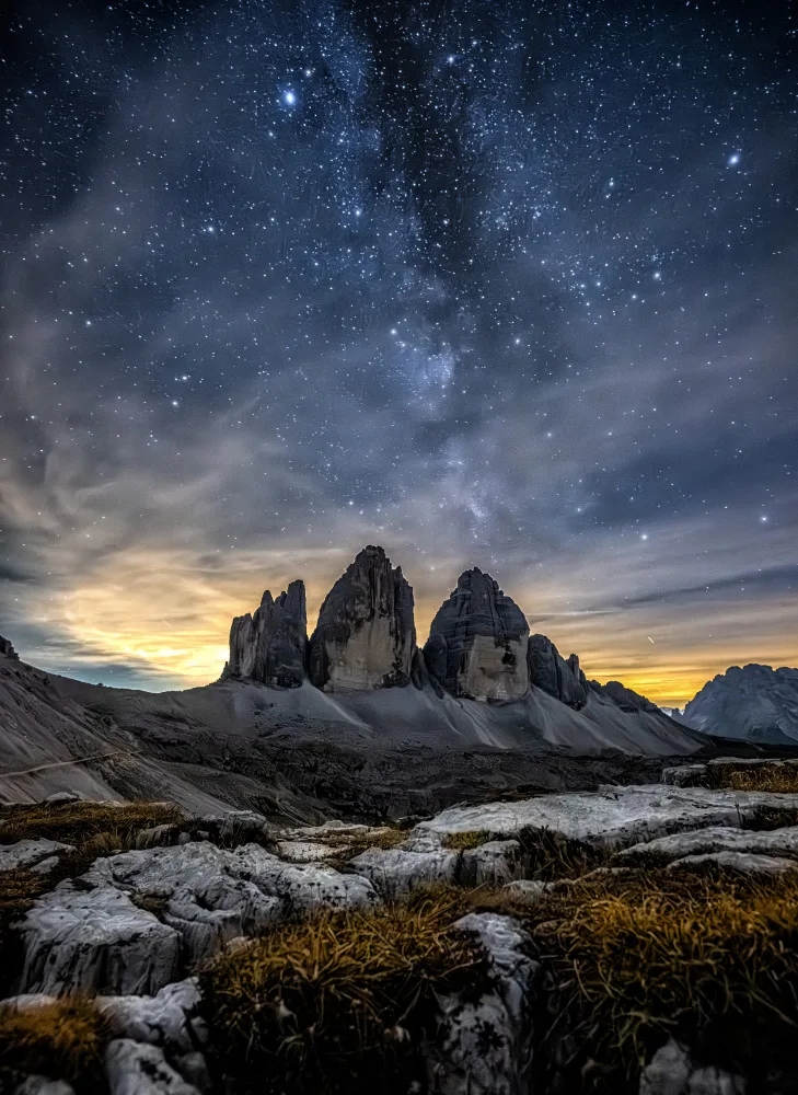 Šimic, Joško: Dolomites at night