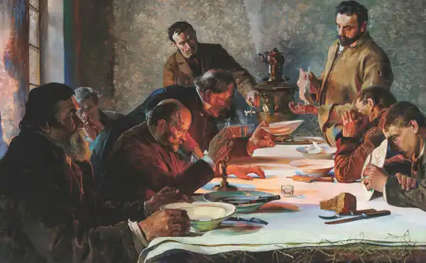 Malczewski, Jacek: Christmas Eve in Siberia