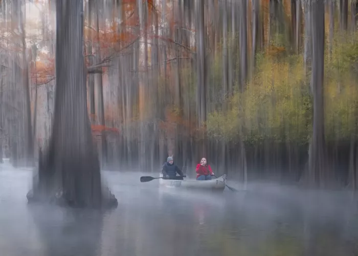NanZ: Autunno,Lago nebbioso