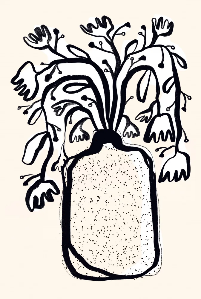 Treechild: Schöner Blumenstrauß (weiße Version)