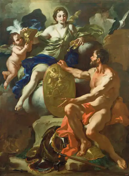 Solimena, Francesco: Vénus à la forge de Vulcan