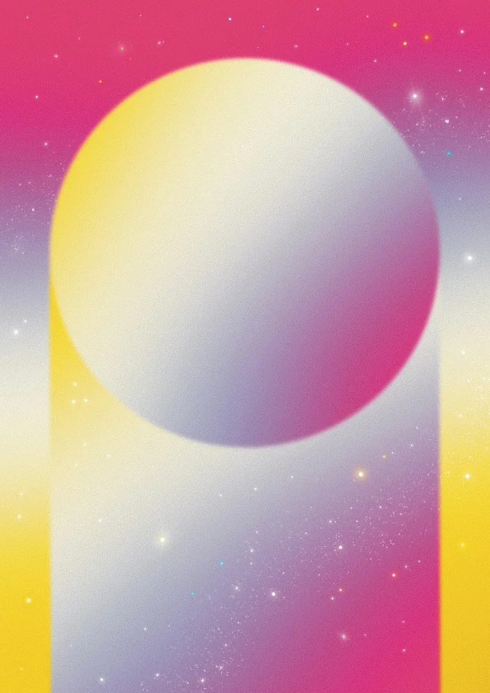 Baker, Louise Amy: Cosmos pastel minimal