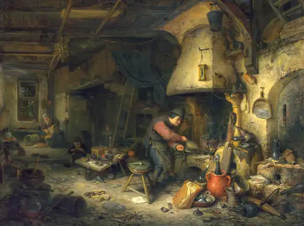 Ostade, Adriaen van: Alchymista