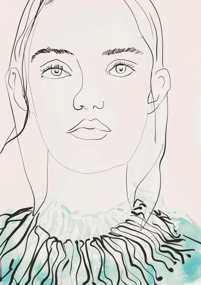 Tubach, Beate: Space-Age Faces No4