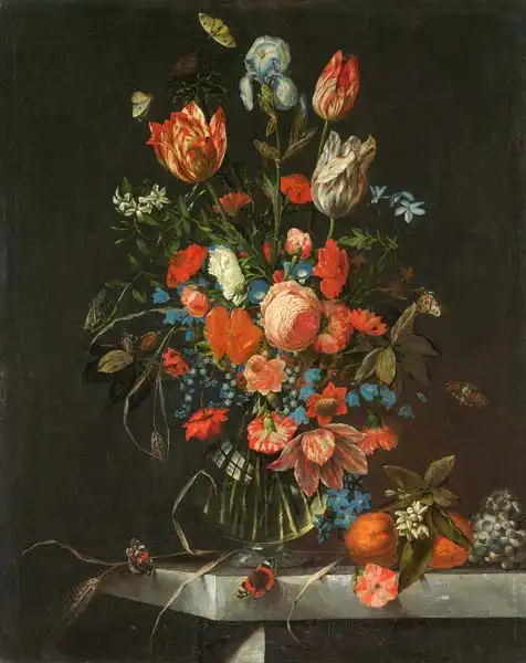 Elliger, Ottmar, the elder: Nature morte avec des fleurs