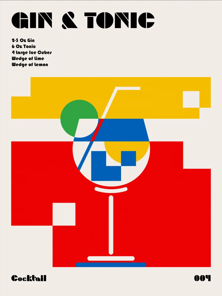 Retrodrome: Gin & Tonic Bauhaus koktejl
