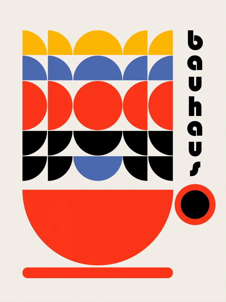 Retrodrome: Décor Café Bauhaus Années 70