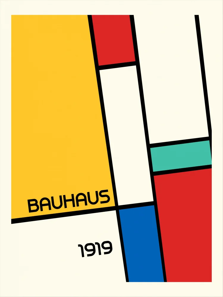Retrodrome: Bauhaus Geometrisches Design Retro