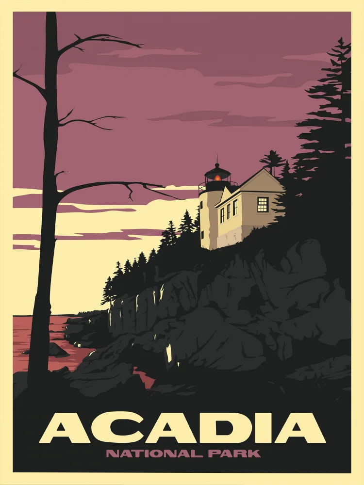 Retrodrome: Impression de voyage du parc national Acadia