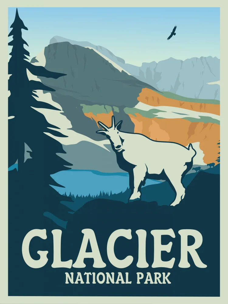 Retrodrome: Impression de voyage du parc national des Glaciers