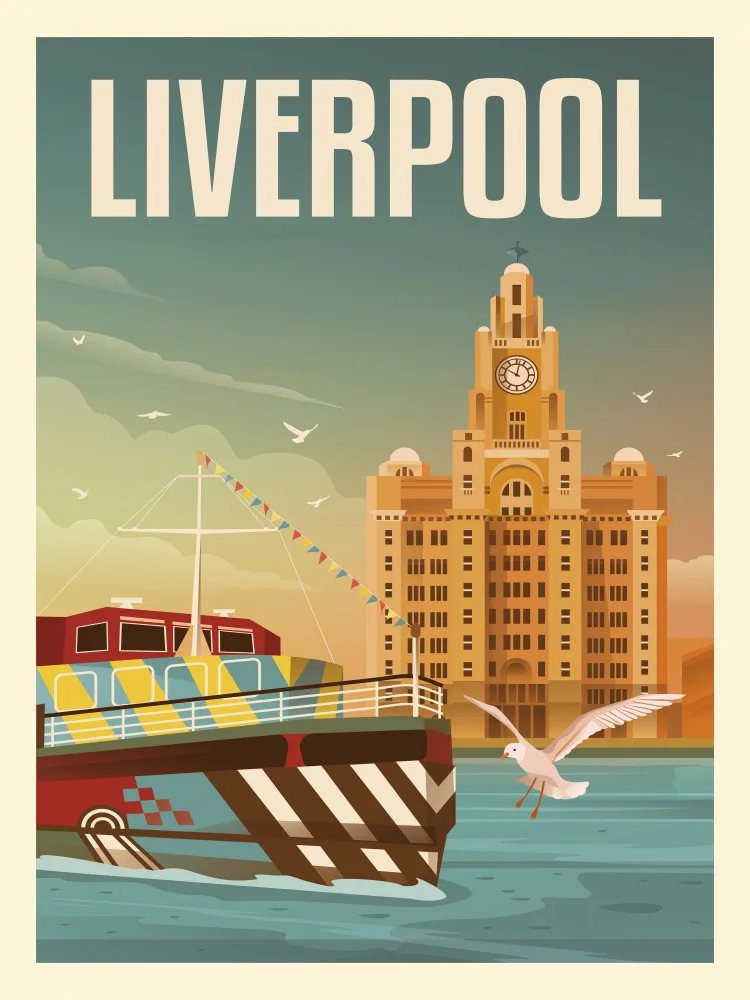 Retrodrome: Impression de voyage du Liverpool Liver Building