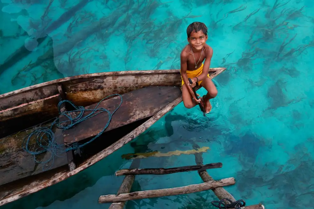 Alhumaid, Hesham: Chlapec Bajau