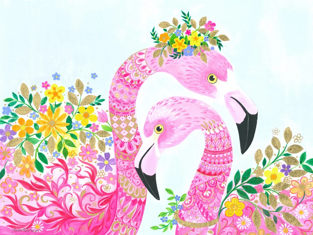 Brent, Isabelle: Floralie Flamingos