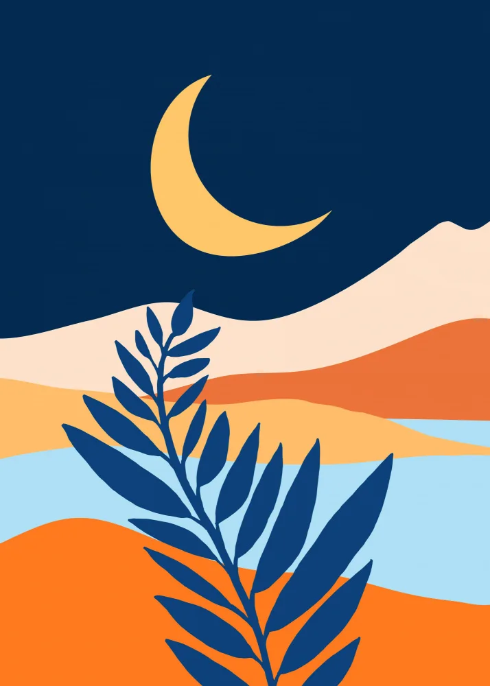 Gallagher, Kristian: Bleu méditerranéen au clair de lune
