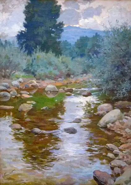 Simonet, Enrique: El Paular landscape