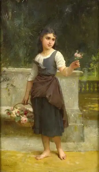 Munier, Émile: La fille fleurie