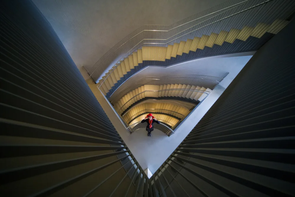 konglingming: Est - ce qu'il regarde vers le haut ou vers le bas？
