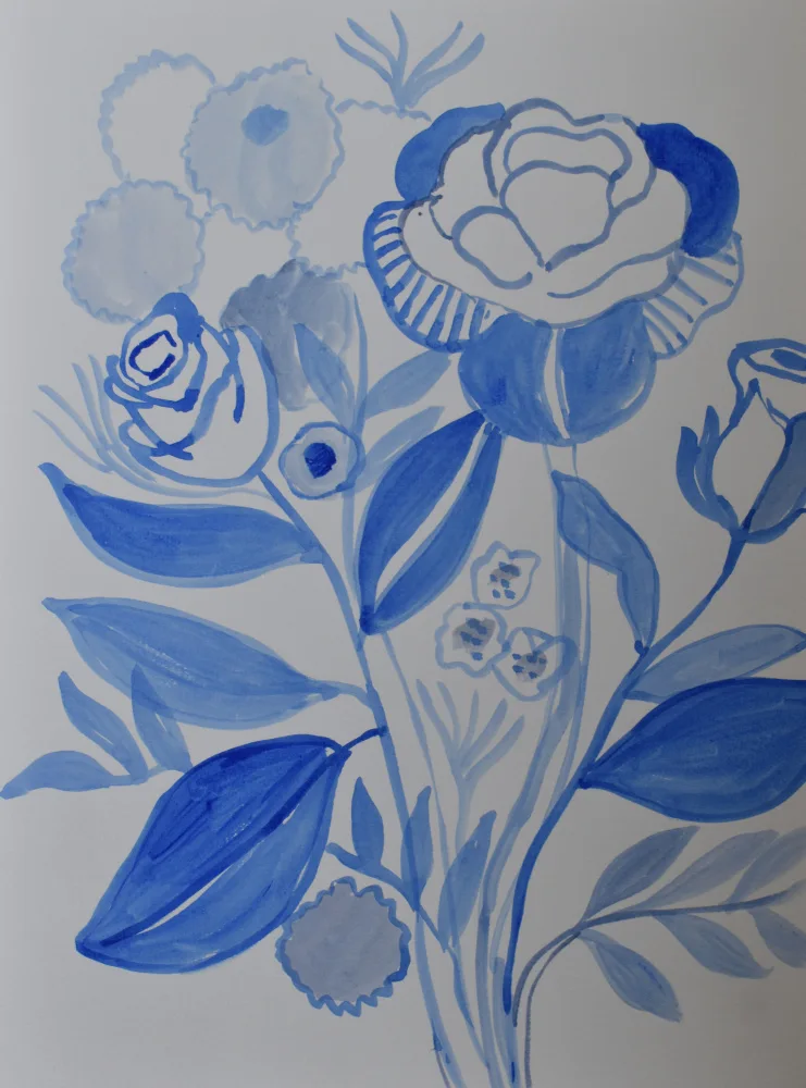 Fernandez, Iria: Fleurs indigo