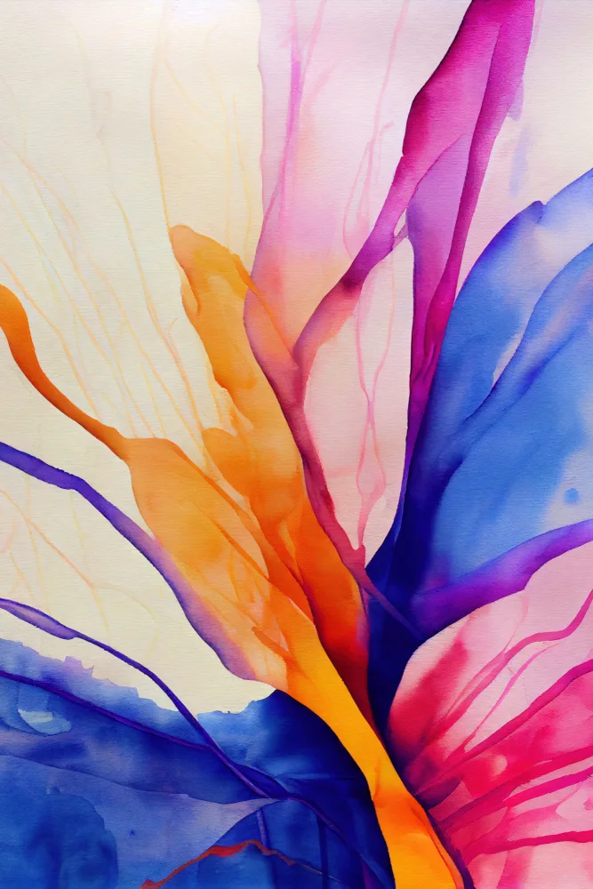 Mauro: Nature Inspired Abstract Watercolor  (Day 1)