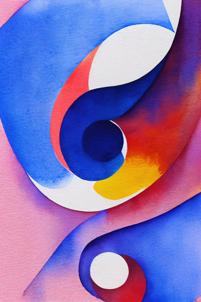 Mauro: Aquarelle abstraite inspirée de la nature (jour 13)