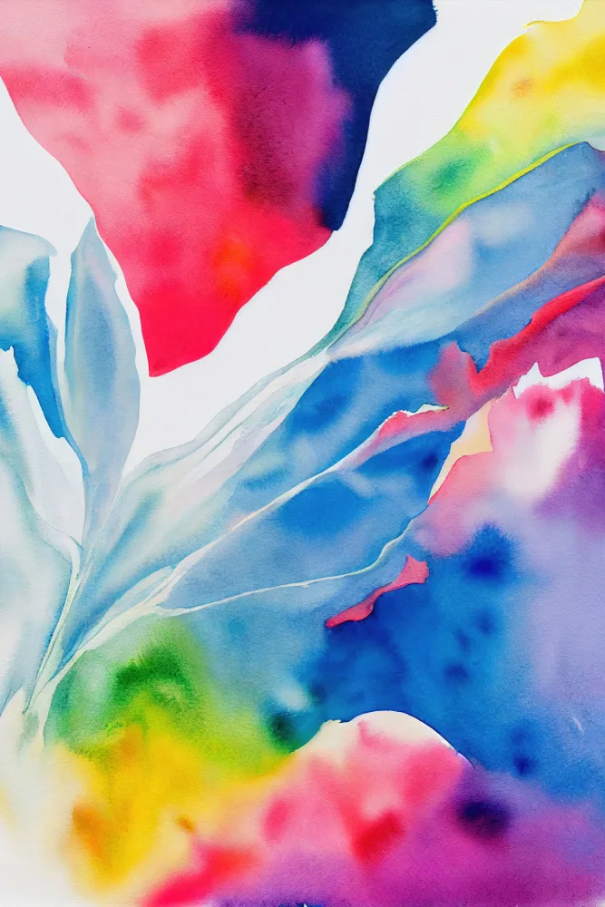 Mauro: Aquarelle abstraite inspirée de la nature (jour 29)