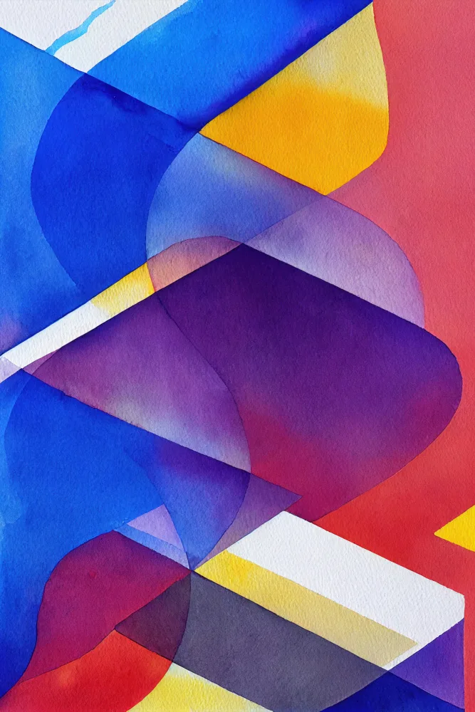 Mauro: Aquarelle abstraite inspirée de la nature (jour 32)