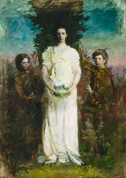 Thayer, Abbott Handerson: Moje děti (Mary, Gerald a Gladys Thayer)