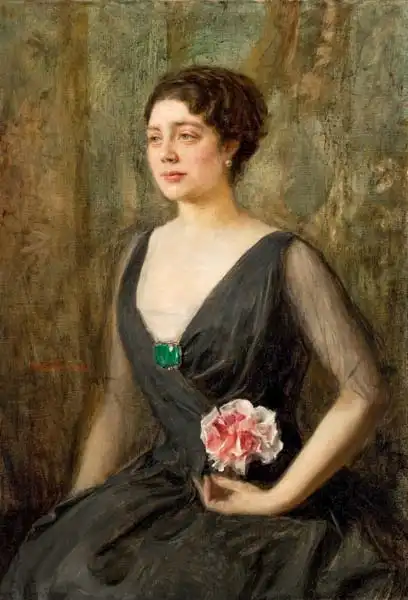 Axentowicz, Teodor: Portrait of Izabela Szembekowa